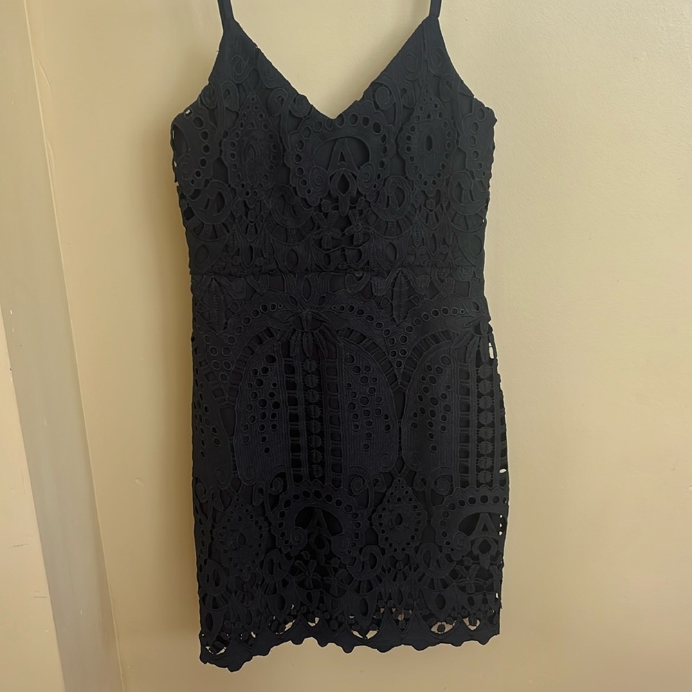 Black Lacey Lulus dress